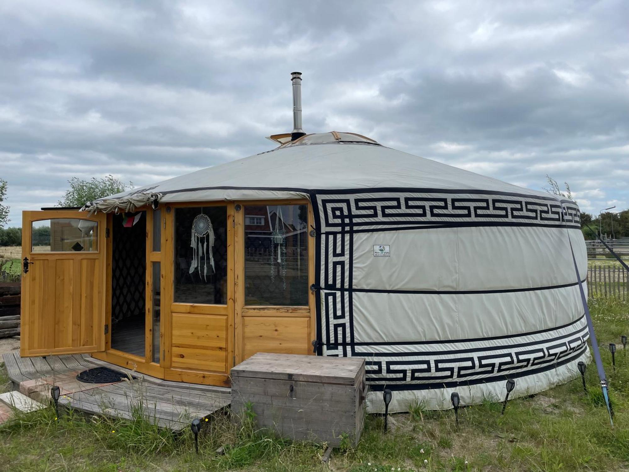 Готель Luxe Yurt Каудекерке Екстер'єр фото