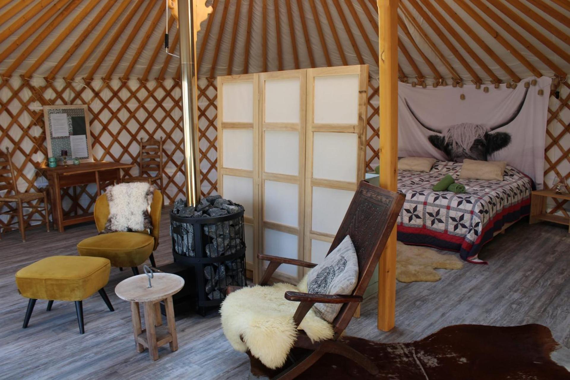 Готель Luxe Yurt Каудекерке Екстер'єр фото